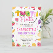 Twotti Frutti Invitation, Two-tti Frutti Birthday  招待状 (スタンド正面)