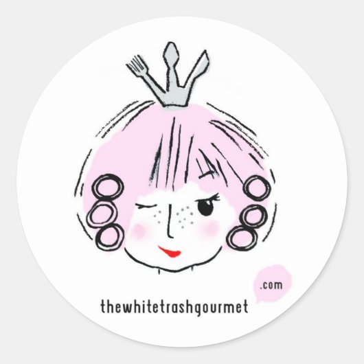 TWTGグッズ ラウンドシール (正面)