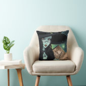 Twylaのハロウィンの魔法使いのハロウィンのファンタジーの装飾用クッション クッション (椅子)