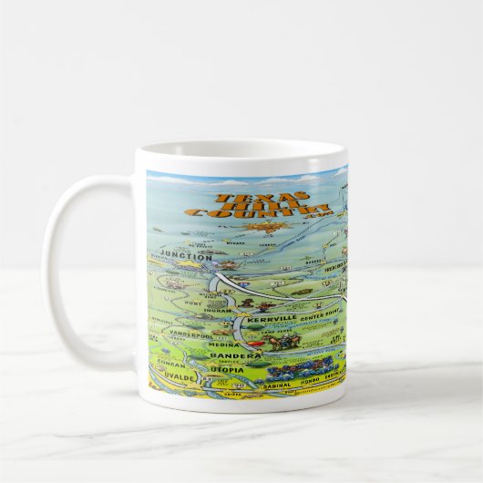 TXヒルカントリー漫画マップ コーヒーマグカップ (左)