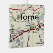 TXマップを歪める セラミックオーナメント (右)