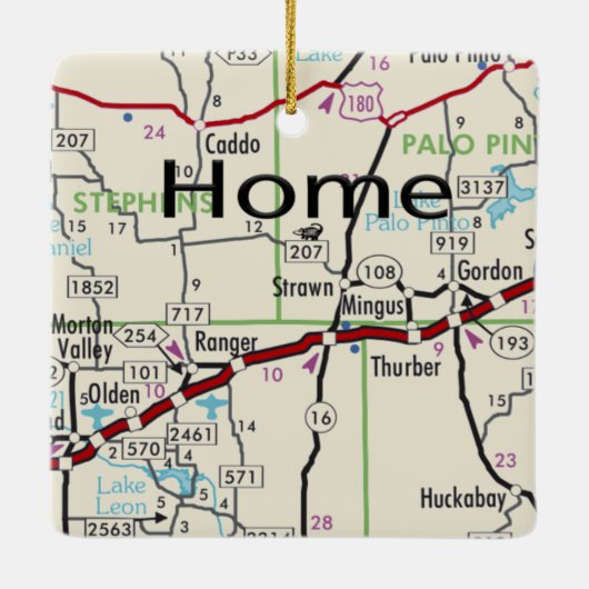 TXマップを歪める セラミックオーナメント (裏面)