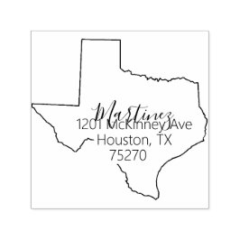 TX |テキサス州州スタンプ セルフインキングスタンプ