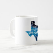 TX Harveyのマグのハートの深い コーヒーマグカップ (正面左)