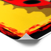 TX LadyBugsポスターと子猫バグ ポスター (角)