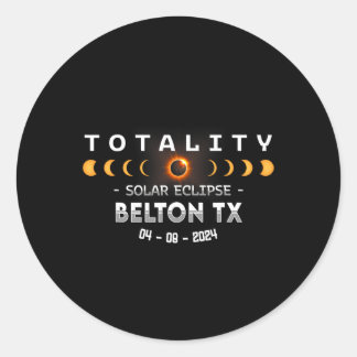 Tx Total 太陽の Eclipse 2024 ラウンドシール