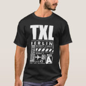 TXLテゲルベルリンエアポート Tシャツ (正面)