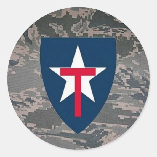 TXSG ABUパターンステッカー ラウンドシール (正面)