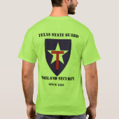 TXSG-HOMELAND SECURITY.htb Tシャツ (裏面)