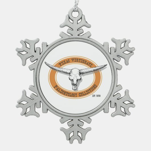 TXVPオーナメント スノーフレークピューターオーナメント (正面)