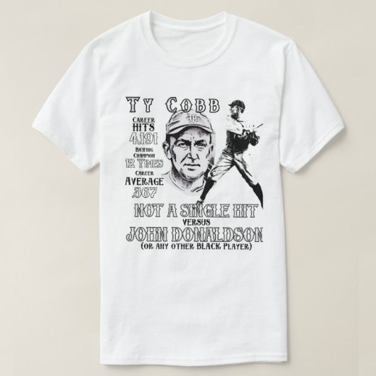Ty Cobb T-Shirt Tシャツ (デザイン正面)