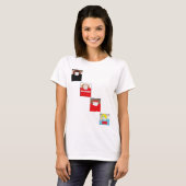 Ty、Gabriel、John James、Nickのイラスト Tシャツ (正面フル)