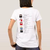 Ty、Gabriel、John James、Nickのイラスト Tシャツ (裏面)