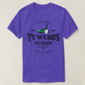 Ty Webbs Golf Academy Est 1980 Tシャツ (デザイン正面)