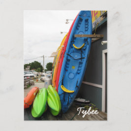 Tybeeのカヌー ポストカード