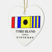 Tybeeの島の航海のな旗 セラミックオーナメント (左)