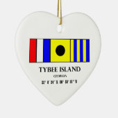 Tybeeの島の航海のな旗 セラミックオーナメント (右)