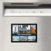 Tybee Island, Georgia  マグネット (インサイチュ (食洗機))