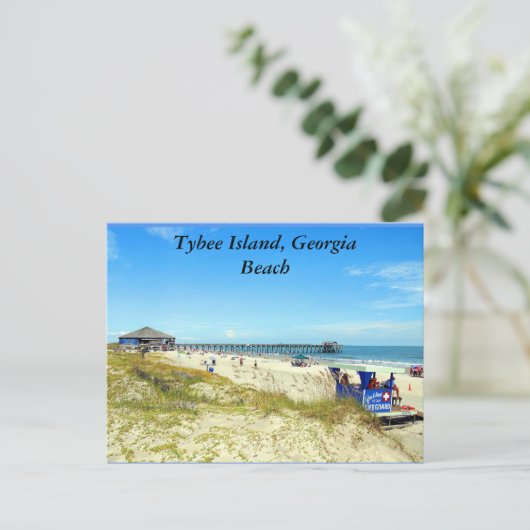 Tybee Island, Georgia Beach ポストカード (スタンド正面)