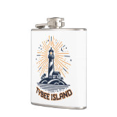 Tybee Island Georgia Lighthouse Sunrise フラスク (左)