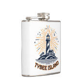 Tybee Island Georgia Lighthouse Sunrise フラスク (右)