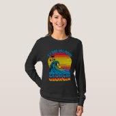Tybee Island Georgia Retro Throwback Surf & Beach  Tシャツ (正面フル)