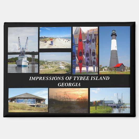 Tybee Island Georiga  マグネット (正面)