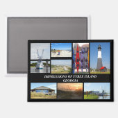 Tybee Island Georiga  マグネット (正面/裏面)