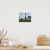 Tybee island Light house Photo on a ポスター (キッチン)