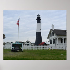 Tybee island Light house Photo on a ポスター