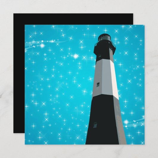 tybee island light station invitation 招待状 (正面/裏面)