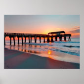 Tybee Island Sunrise ポスター (正面)