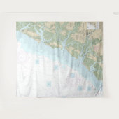 Tybee Island to Doboyサウンド航海のグラフ11509 タペストリー (正面(横))