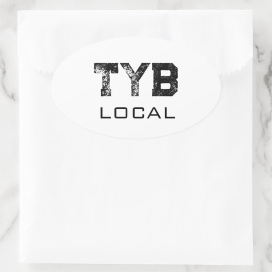 Tybee Local 楕円形シール (バッグ)