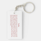 Tyche (フォルトゥナ) Keychain キーホルダー (裏面)