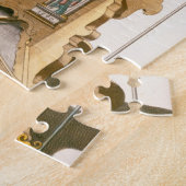 Tycho Brahe (1546-1601年)がからの設計しているOrrery ジグソーパズル (側面)