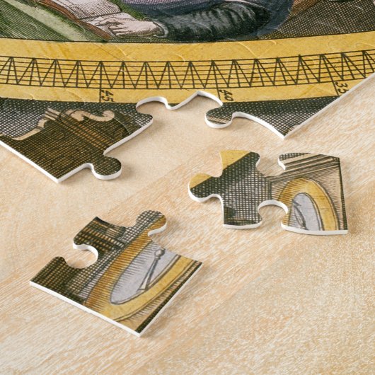 Tycho Brahe (1546-1601年)は彼のastroの中の40を、老化させました ジグソーパズル (側面)