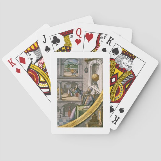 Tycho Brahe (1546-1601年)は彼のastroの中の40を、老化させました トランプ (裏面)