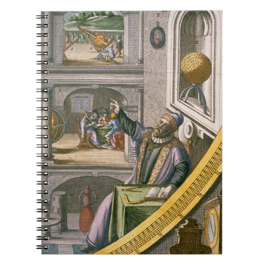 Tycho Brahe (1546-1601年)は彼のastroの中の40を、老化させました ノートブック (正面)
