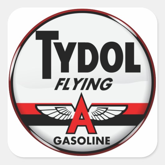 Tydolフライングガソリンサイン クリスタルバージョン スクエアシール (正面)