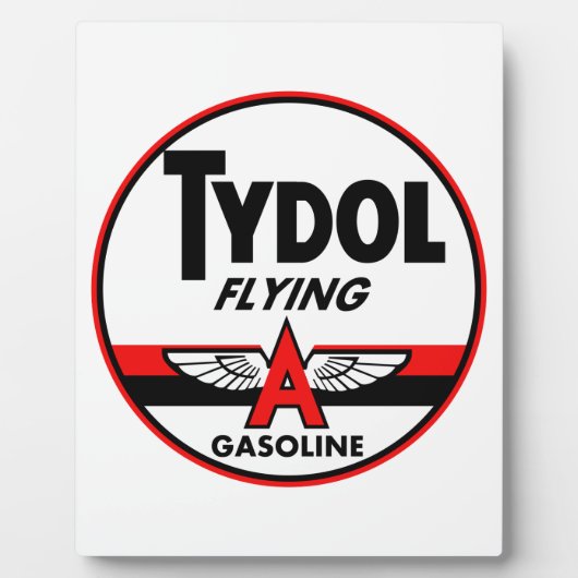 Tydol Flying Gasoline ビンテージ看板 フォトプラーク (正面)