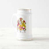 Tyeの家紋 ビールジョッキ (正面左)