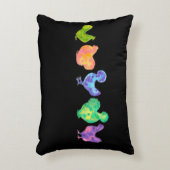 tyeの染料の鶏の枕 アクセントクッション (正面(垂直))