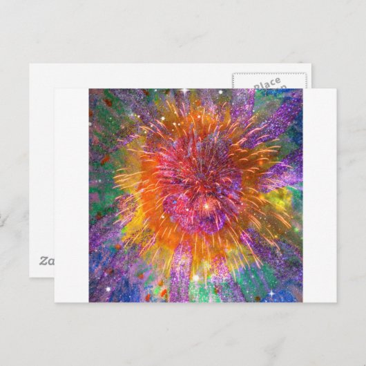 Tye染料 ポストカード (正面/裏面)