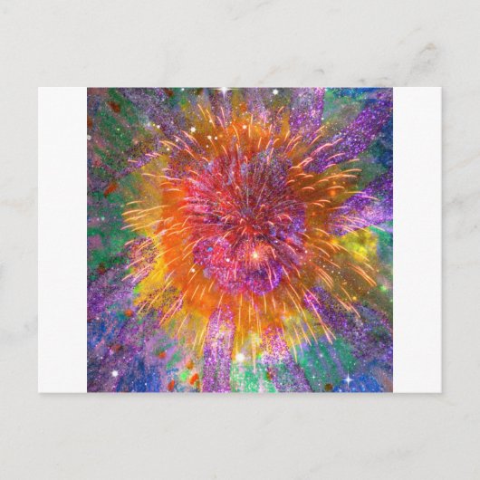 Tye染料 ポストカード (正面)