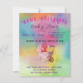 Tye-Dyeプリンセスベビーシャワー