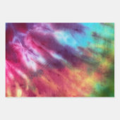 Tye Dye#10ラッピング紙フラットシートセット3 ラッピングペーパーシート (正面3)