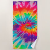 Tye-Dye-3ビーチタオル ビーチタオル (正面)