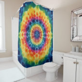 Tye-Dye-4 iPhone / iPadケース シャワーカーテン (インサイチュ)