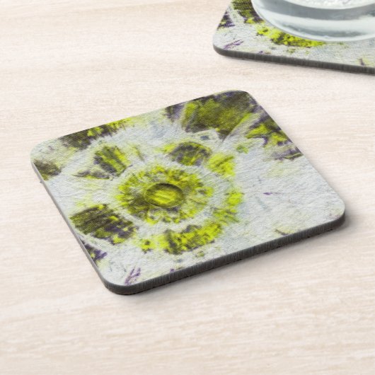 Tye Dye Compositation No. 3 by Michael Moffa コースター (左側)